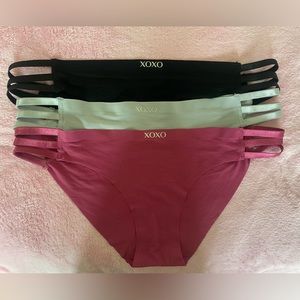 XOXO Brand 3-Pack New Panties